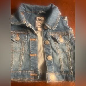 Gymboree toddler girls denim vest size 4